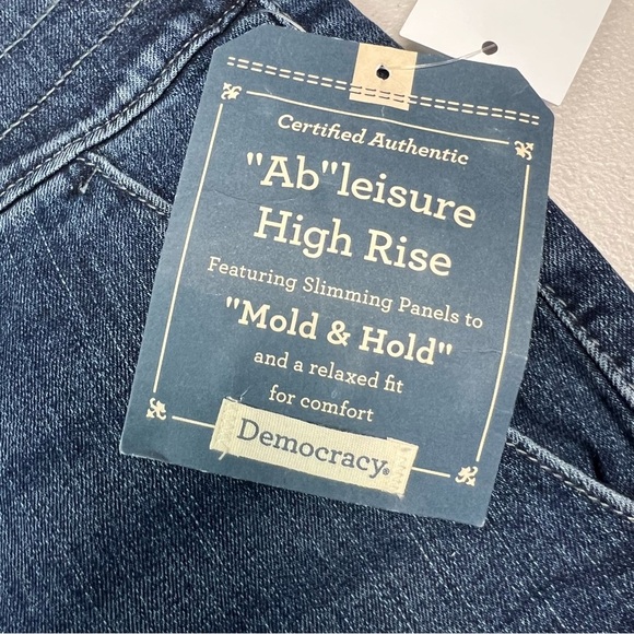 Democracy Women's Ab Solution Denim Drawstring Bermuda Short Size 2 - Picture 6 of 11